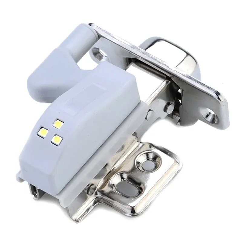 Set 10 lampi led pentru balamale dulap, Gonga® Gri - imagine 5